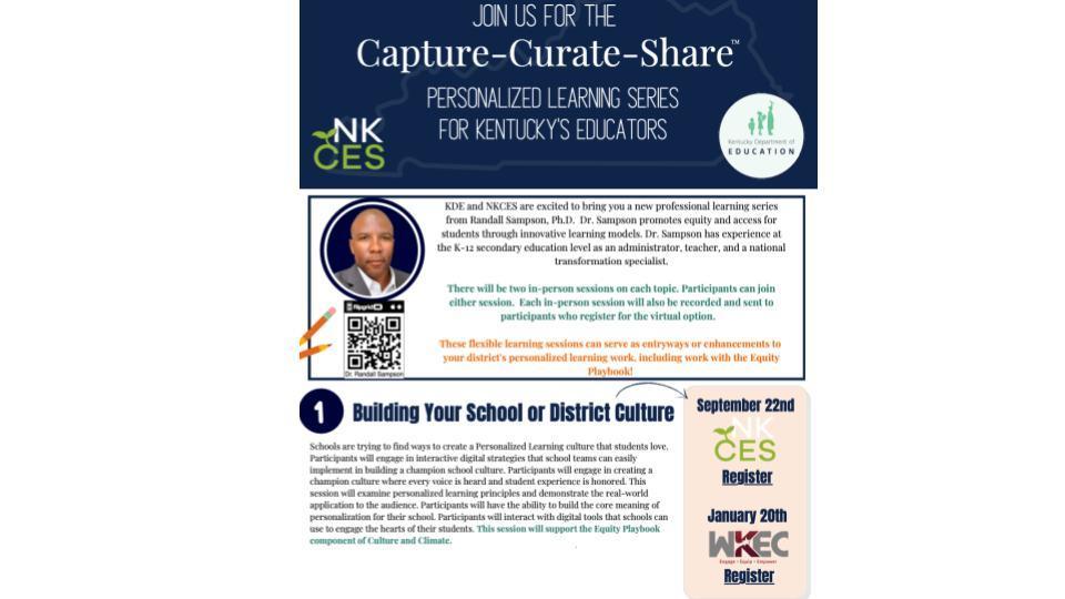 capture curate share training